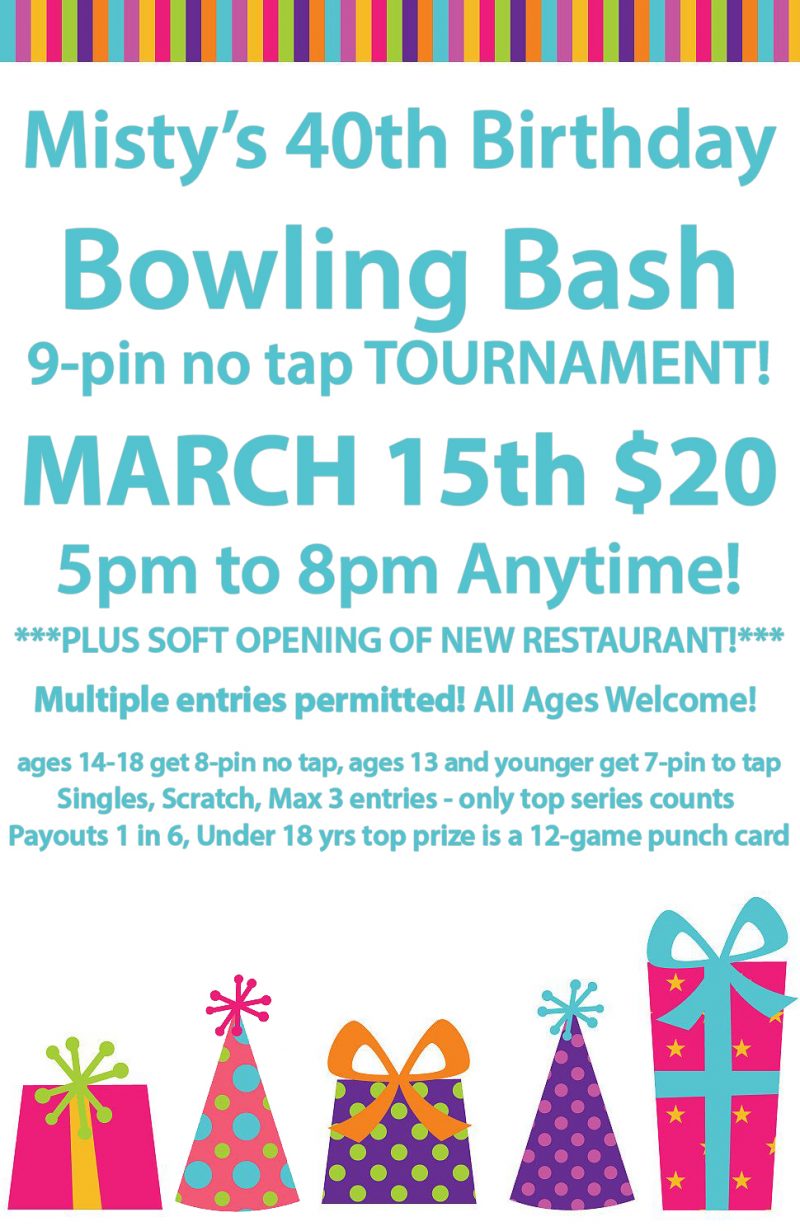 misty40facebook Taos Gutters Bowling Alley